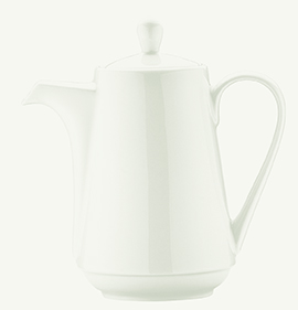 Кофейник  400 мл. Белый, форма Банкет Bonna /1/6/360/ Кофейник  400 мл. Белый, форма Банкет Bonna /1/6/360/
