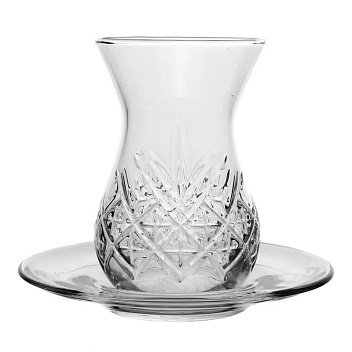 Стаканчик для чая 170 мл. d=64 мм. h=96 мм. с блюдцем Таймлесс /6/768/ Стаканчик для чая 170 мл. d=64 мм. h=96 мм. с блюдцем Таймлесс /6/768/