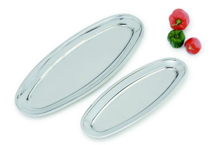 Блюдо овальное нерж. 60*24 см. для рыбы MGsteel /1/10/ Блюдо овальное нерж. 60*24 см. для рыбы MGsteel /1/10/