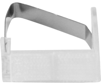 Зажим для скатерти прозрачный с липучкой/пластина MGprof /1/100/ Зажим для скатерти прозрачный с липучкой/пластина MGprof /1/100/
