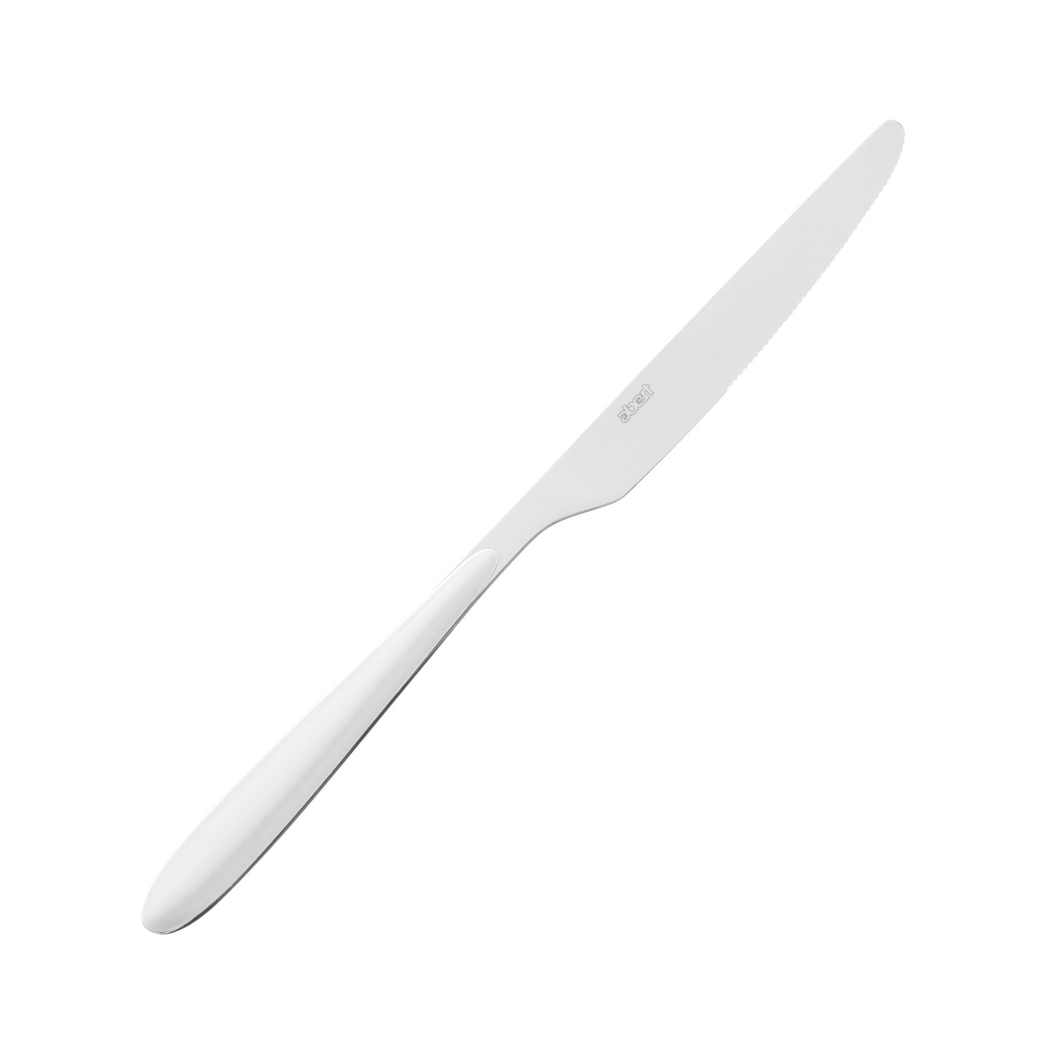 Нож столовый Мастер 18/0  2 мм 21 см. белый Abert /12/144/