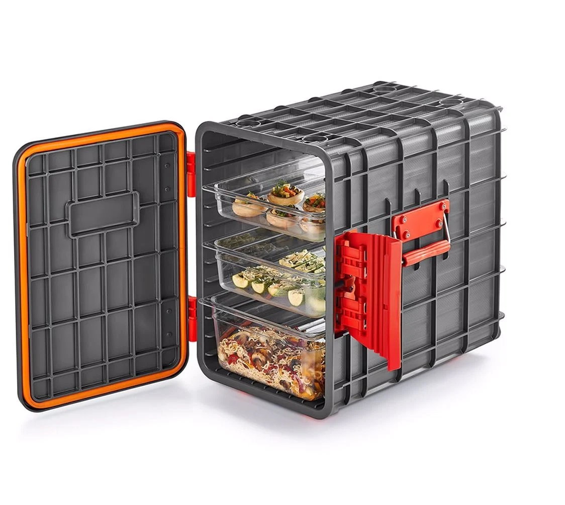 Контейнер для транспортировки 60 л. 410*590*590 мм. для гастроем. h=200 мм. (-40°C до +100°C) ABS пластик GP /1/