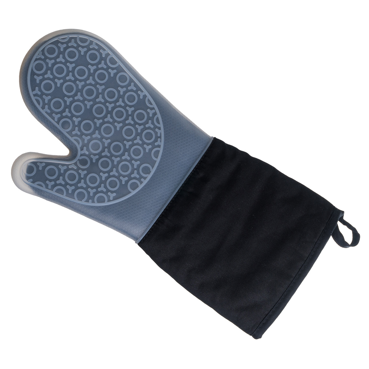 Рукавица термостойкая с 1-м выделенн. пальцем 38*15 см.(до +230 °С) силикон и хлопок (1шт)MGprof /1/