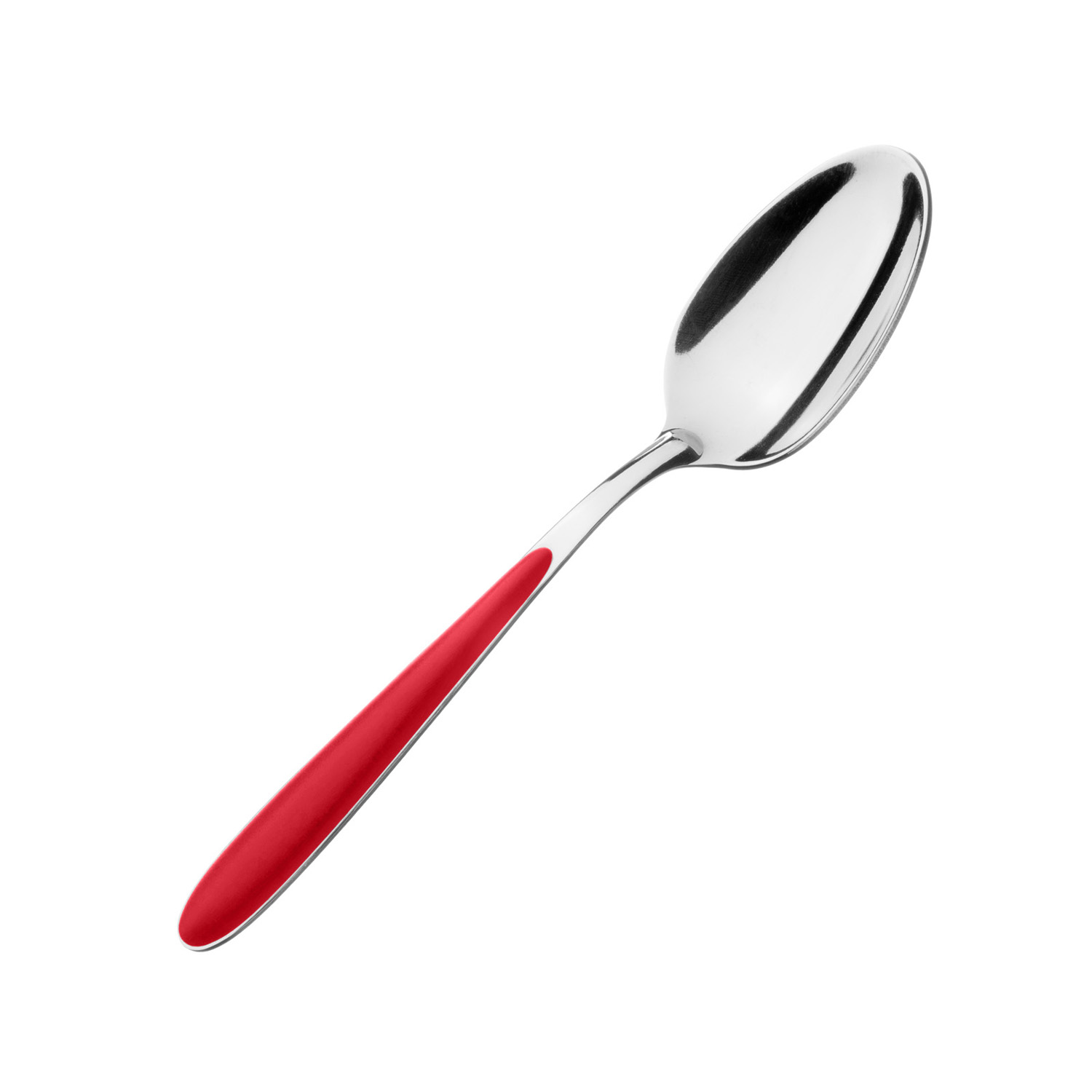 Ложка столовая Мастер 18/0  2 мм 19,4 см. красный Abert /12/