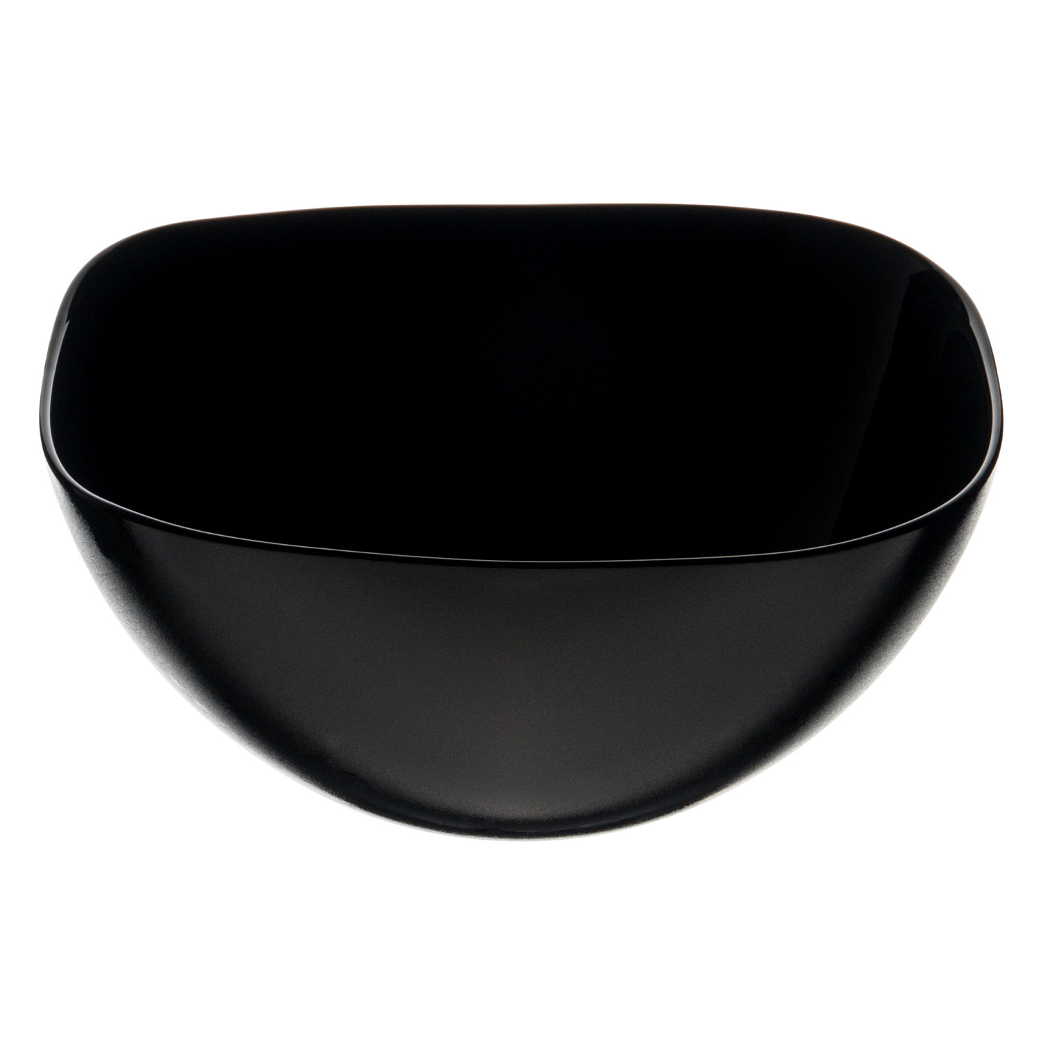 Салатник квадр. 140*140 мм. 500 мл. h=60  мм. Эволюшн Блэк /6/24/1440/ АКЦИЯ