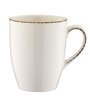 Кружка 330 мл. d=84 мм. h=104 мм. Ретро коричневый край Bonna /1/24/504 ВДОХНОВЕНИЕ