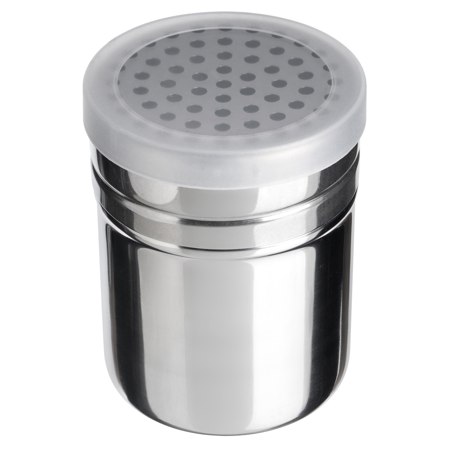 Емкость для сыпучих прод. 0,3 л. d=70 мм. h=100 мм. со сред. отверст. нерж. MGprof /1/