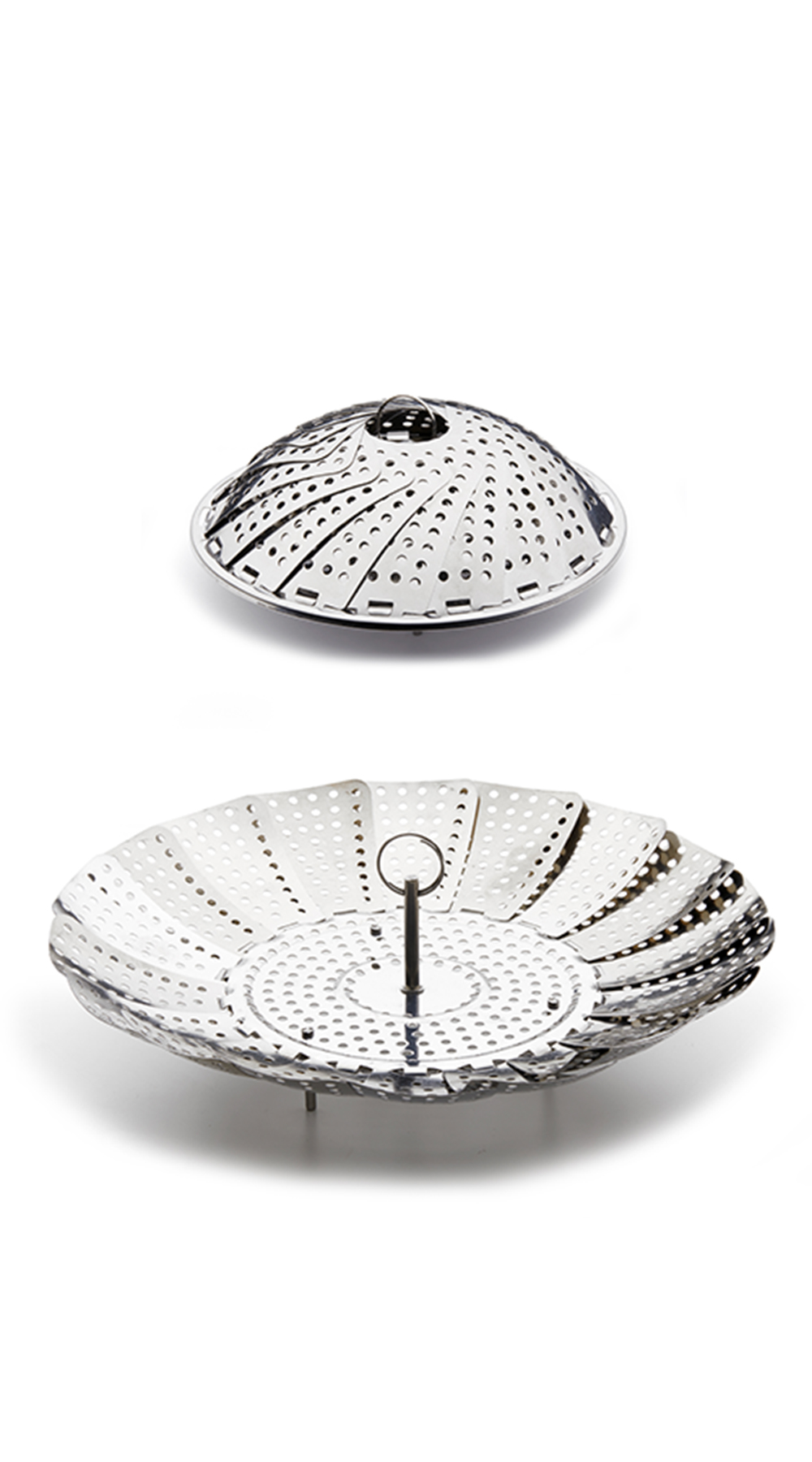 Корзина для пароварки d=18/28 см. складная, нерж. Abert /1/