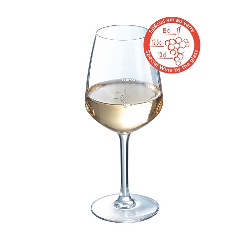 Бокал для вина 300 мл. d=79 мм. h=188 мм. с меткой на 100 мл/125 мл/150 мл. Джульетт /6/24/ АКЦИЯ