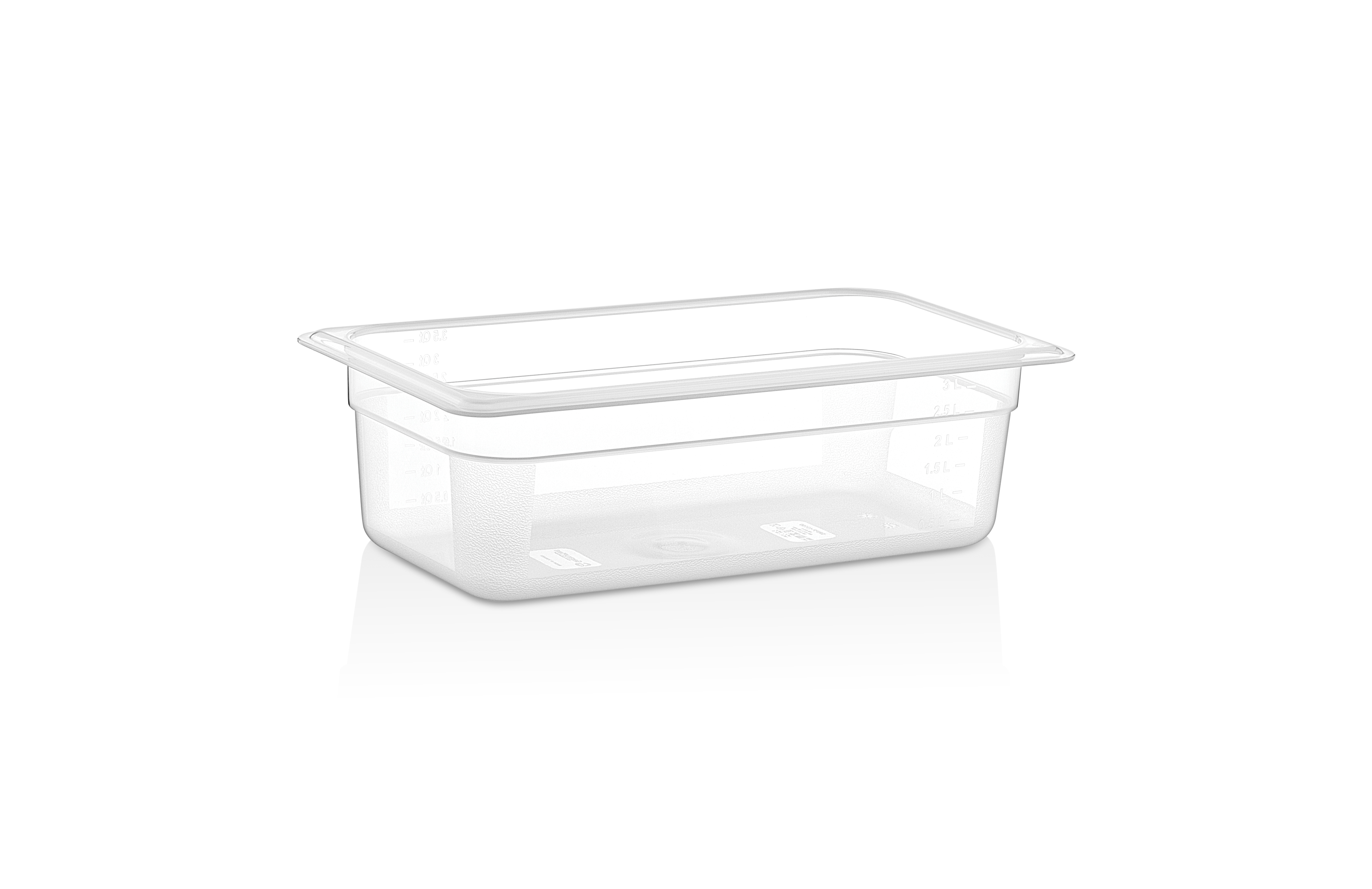 Гастроемкость 1/3 h=100 мм. 325*176 мм. 3,5 л. поликарб. прозрачная GP /1/18/