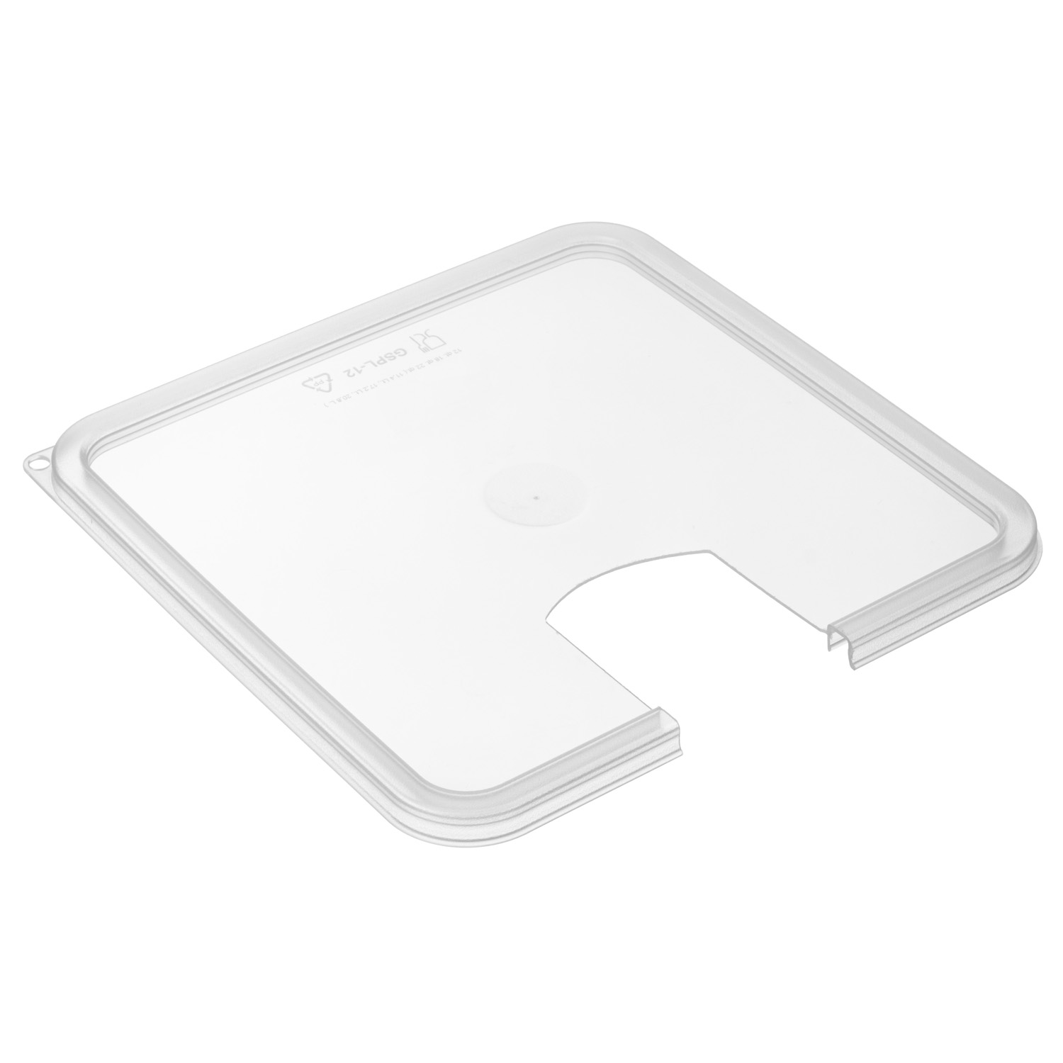 Крышка для гастроем. 1/2 под Су-Вид, п/п. прозрачная GP /1/12/