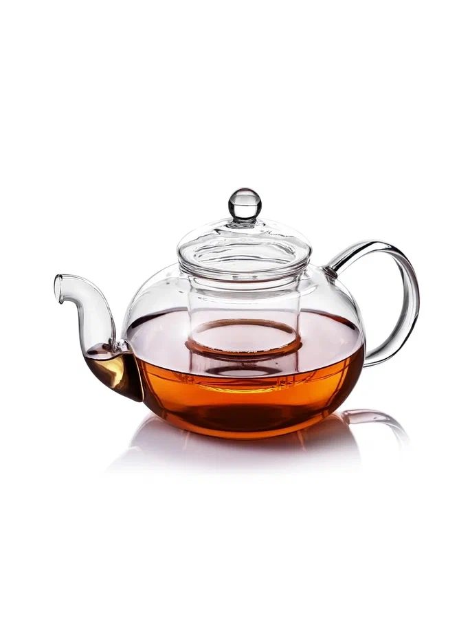 Чайник 1000 мл. заварочный , Термостекло /1/12/