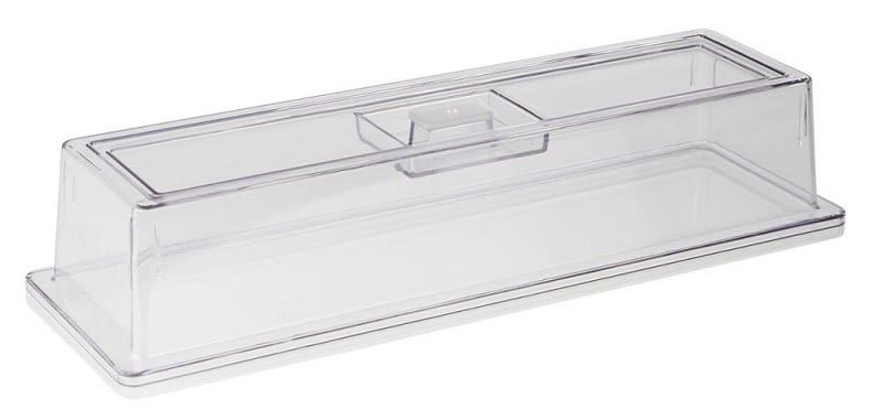 Крышка GN2/4 53*16,2 см. h=10,5 см. поликарбонат, прозрачная APS /1/ АКЦИЯ