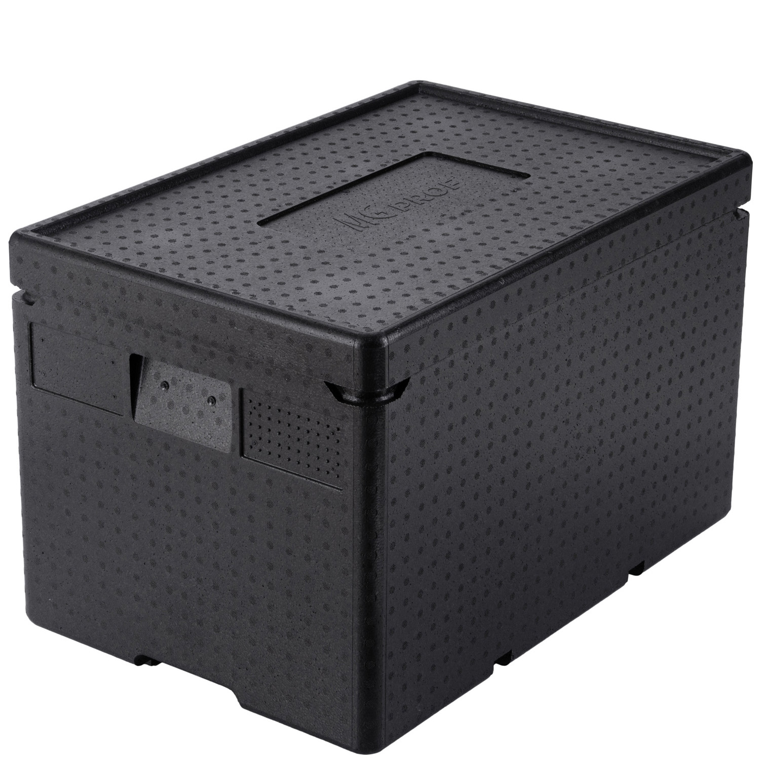 Термоконтейнер 58 л. 600*400*390 мм. для гастроем. h=200 мм. (-40°C до +110°C), плотность 60кг/м3, п/п MGprof /1/2/