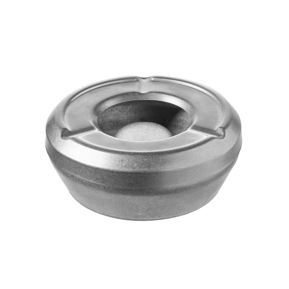 Пепельница d=9,8 см. h=4,3 см.  матовая нерж. штабелир. APS /1/48/