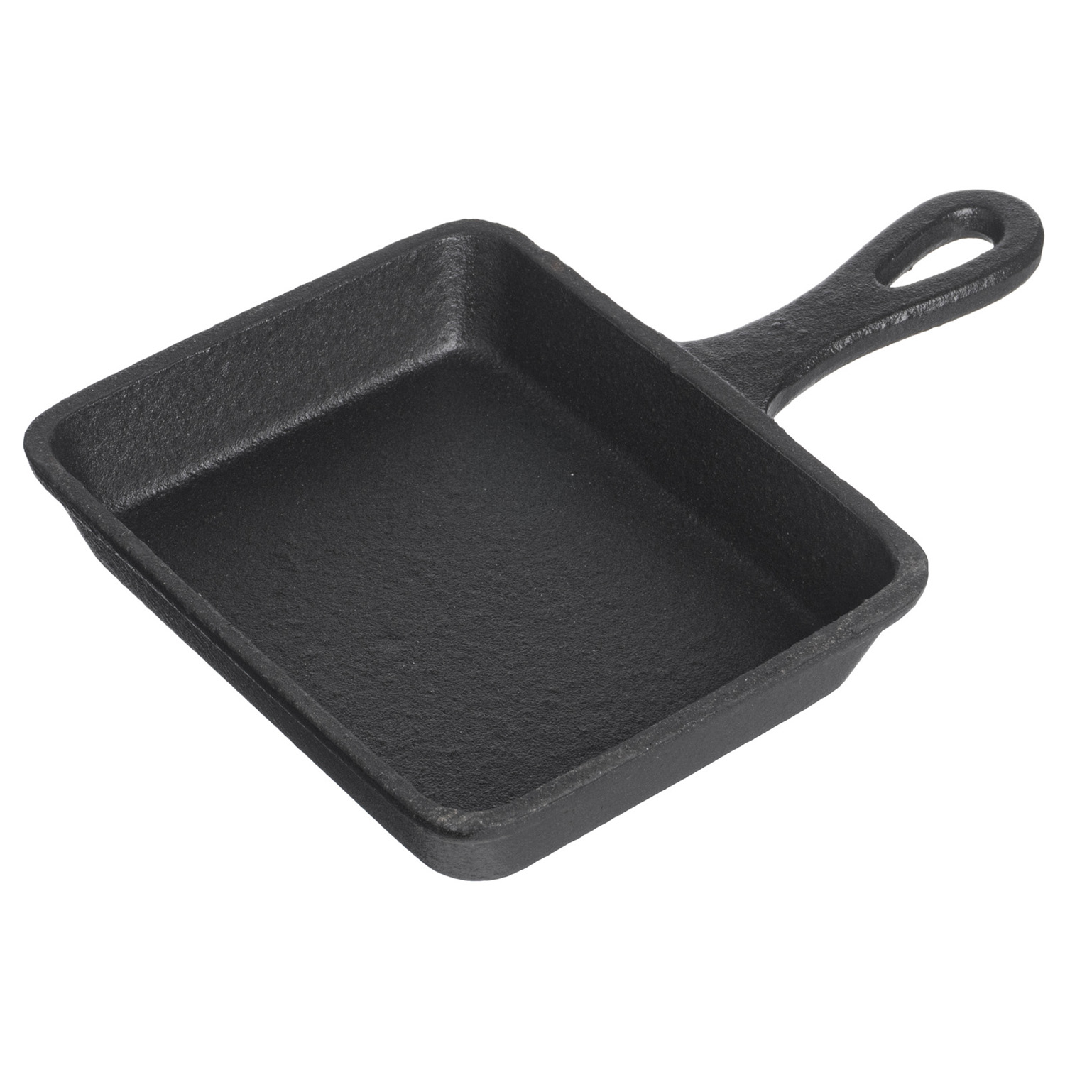 Сковорода порц. 12,5*10,3 см. h=2,5 см. 0,2 л. чугун /1/