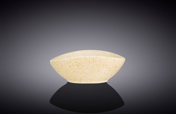 Салатник овальный 130*100 мм. 200 мл. h=60 мм. Сэнд Wilmax /1/6/72/