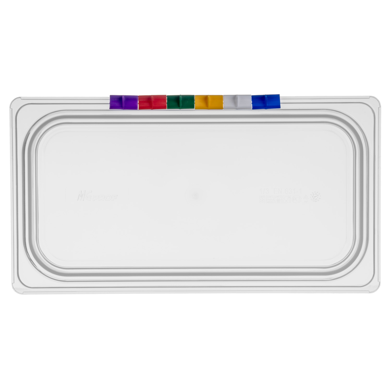 Крышка для гастроем. 1/3 п/п прозрачная MGprof /1/6/