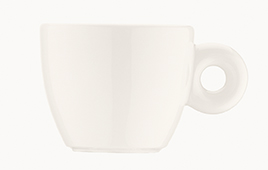 Чашка  70 мл. кофейная d=63 мм. h=54 мм. Белый, (блюдце 66496, 68282) форма Банкет Bonna /1/6/1776/ ЛЕТО