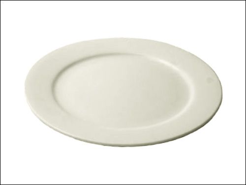 Тарелка d=225 мм. мелкая слон.кость /6/48/