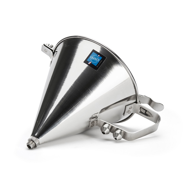 Воронка-дозатор d=19 см. нерж. с ручкой, автоматическая без подставки DeBuyer (3354.00) /1/