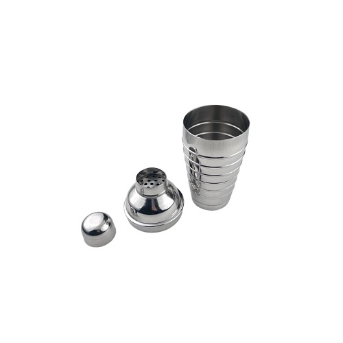 Шейкер 0,45 л. 20 см. нерж. Европейский, ребристый MGsteel /1/72/