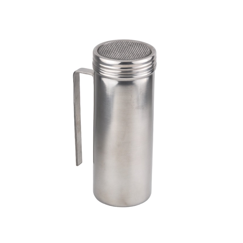 Емкость для сыпучих прод. 0,5 л. d=70 мм. h=185 мм. с мелк. сеткой и ручкой нерж. MGsteel /1/6/72/