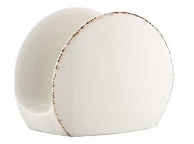 Салфетница 11*5,5*8,5 см. Ретро коричневый край, форма Ванто Bonna /1/12/936 ВДОХНОВЕНИЕ