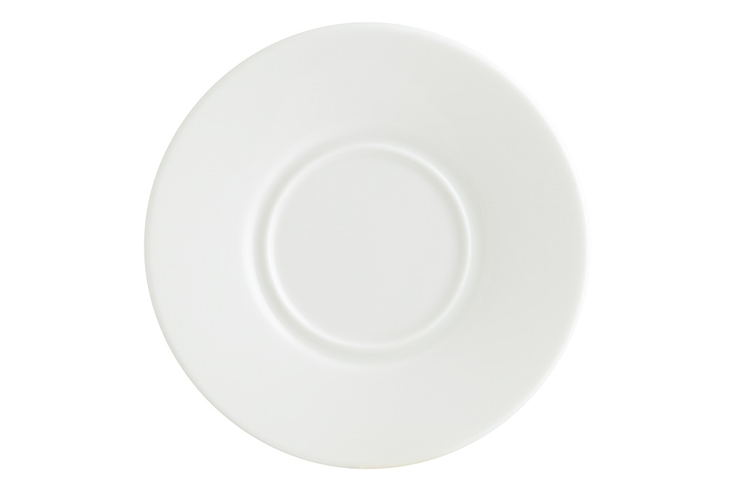 Блюдце d=120 мм. Белый Нит (чашка 72734), тонкий край Bonna /1/6/