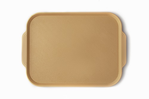 Поднос 45*34,5 см. бежевый АБС-пластик ОСОБО ПРОЧНЫЙ морозостойкий MGprof /1/10/
