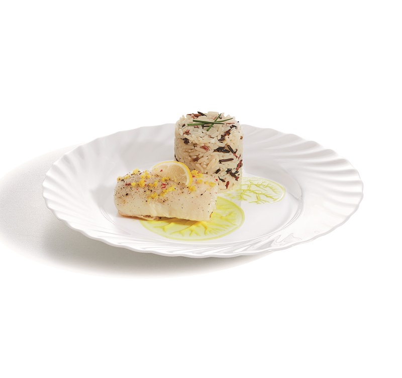 Тарелка d=245 мм. h=20 мм. Трианон (V9579) /6/36/1512/