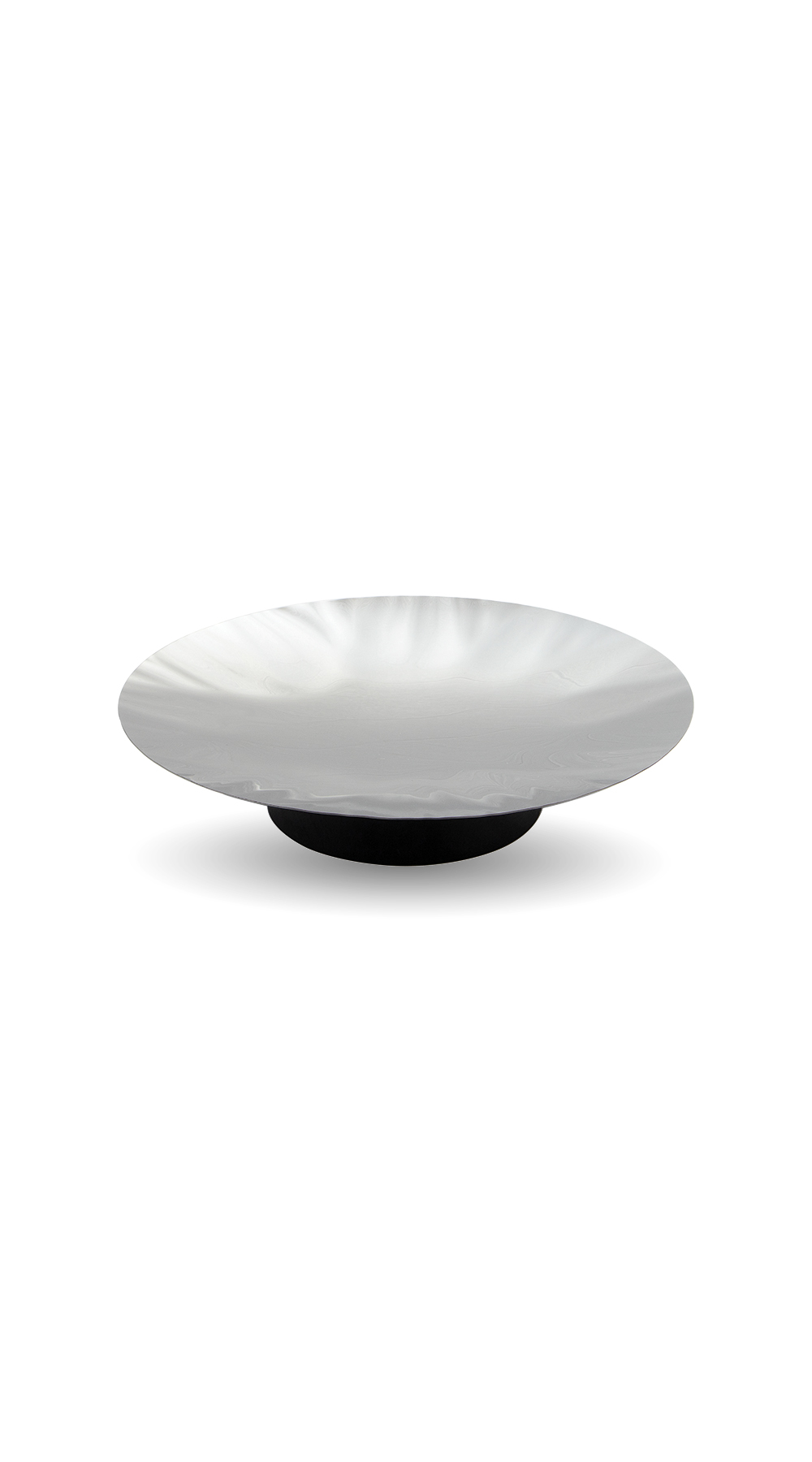 Подставка сервировочная 31 см. h=4 см. нерж. на дерев. ножке Abert /1/