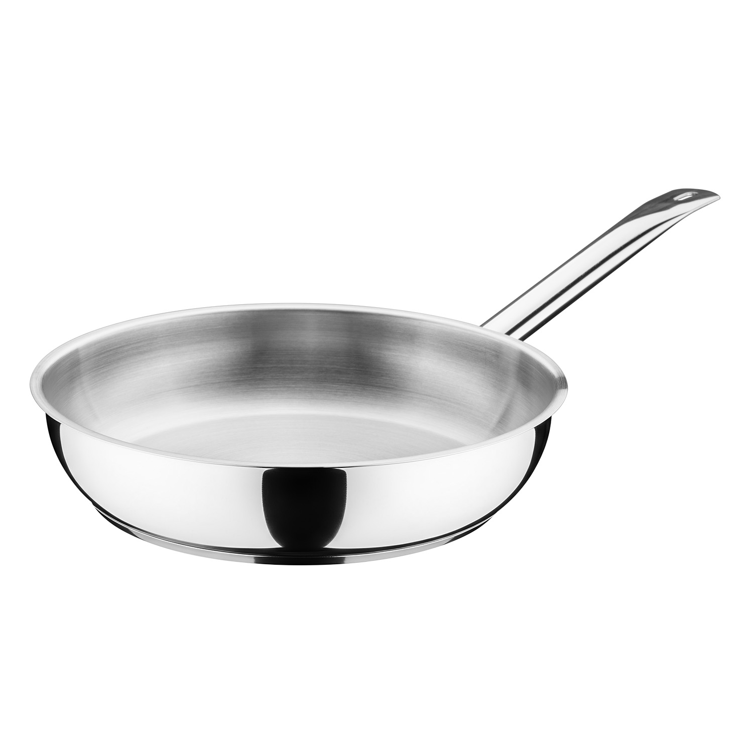 Сковорода d=28 см. h=6 см. 3,0 л. нерж. (индукция) MGsteel /1/ АКЦИЯ