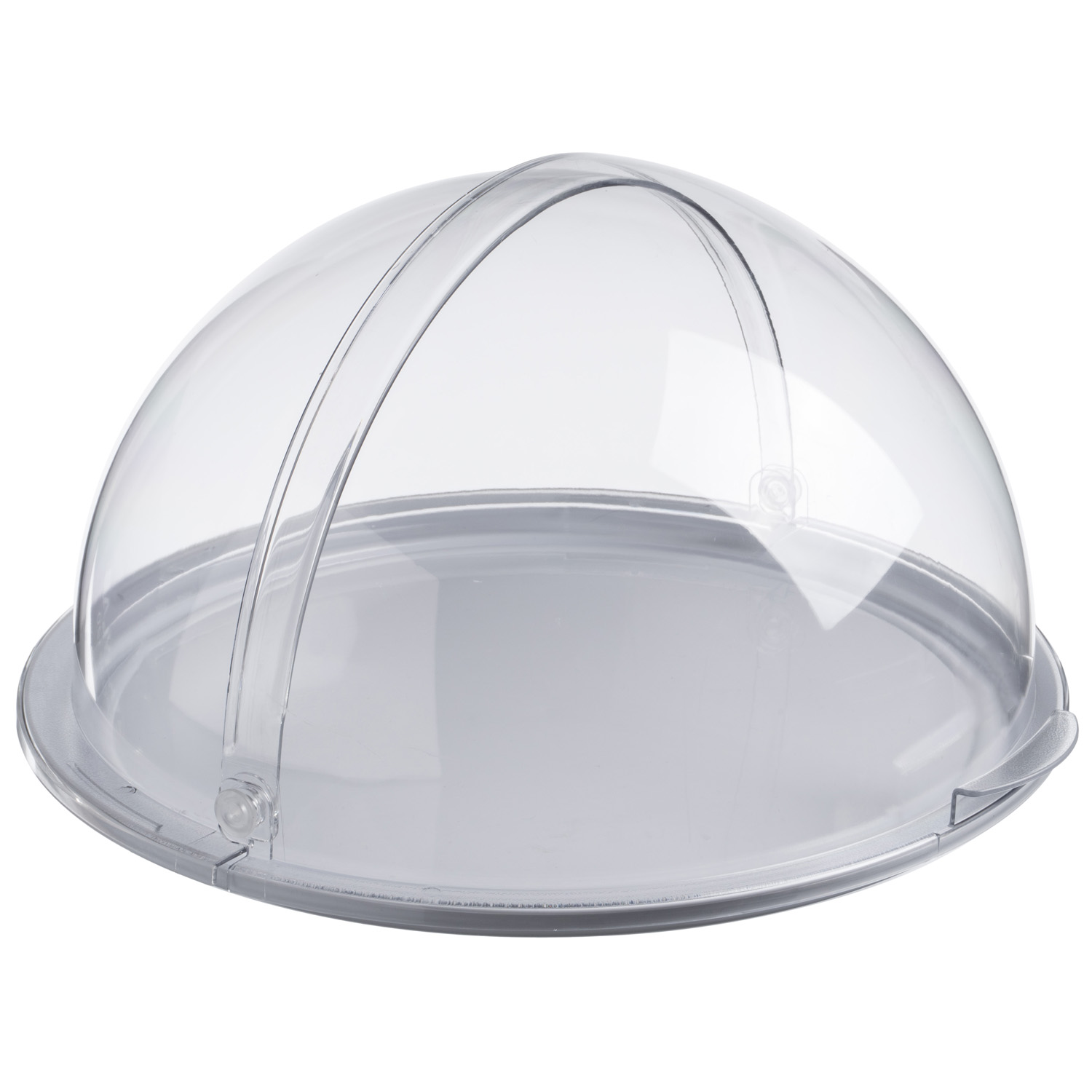 Поднос сервировочный d=38,5 см. поликарбонат, белый, с крышкой Roll-Top GP /1/