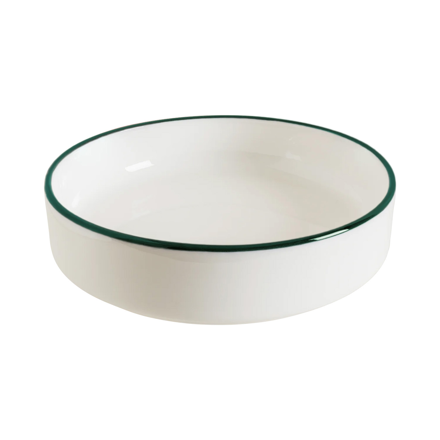 Салатник d=160 мм. 500 мл. h=40 мм. штабелир. Линеа Зеленый, форма Хюгге Bonna /1/12/