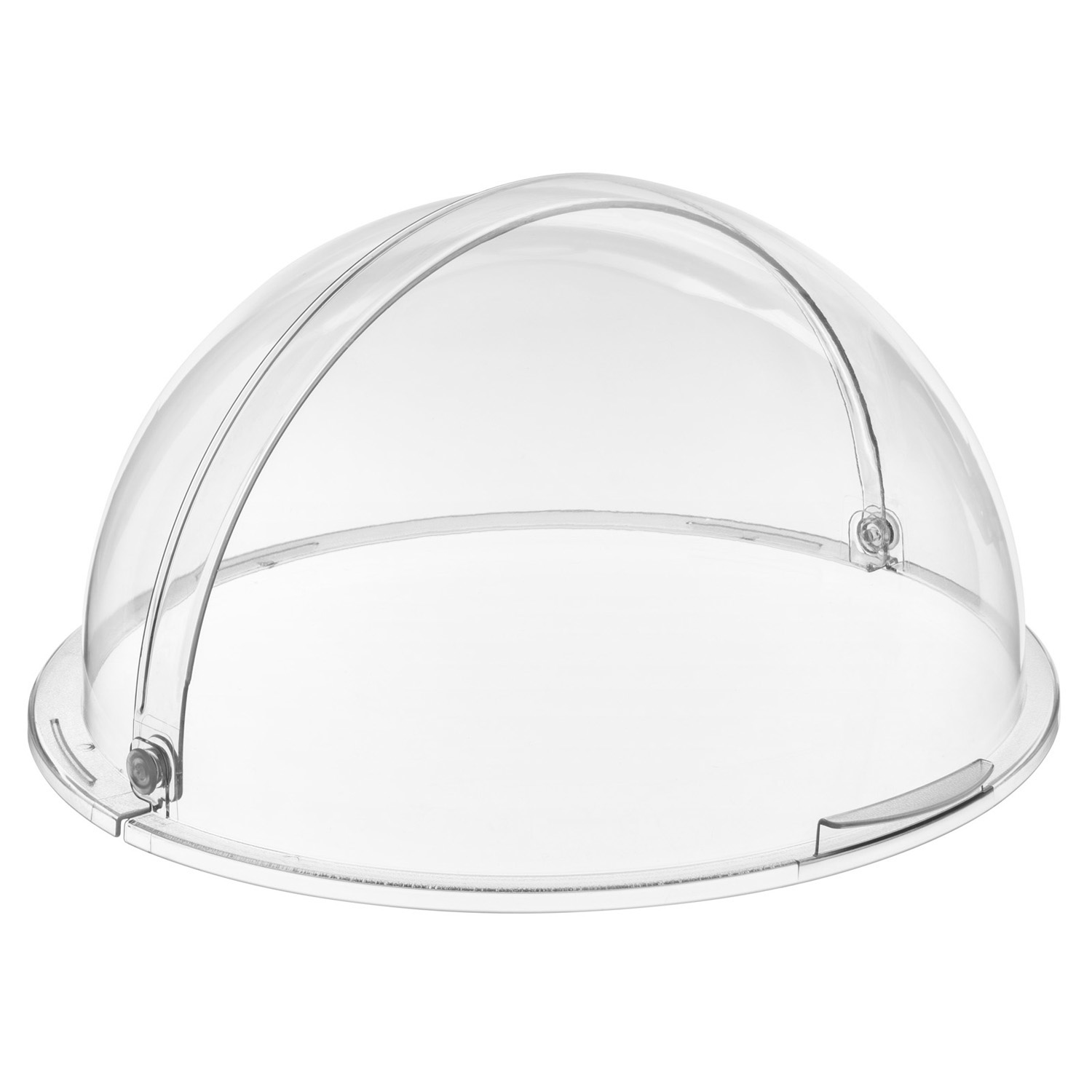 Крышка для подносов,корзин Roll-Top d=40 см. h=20 см. с ручками, поликарбонат, прозрачная GP /1/6/ 