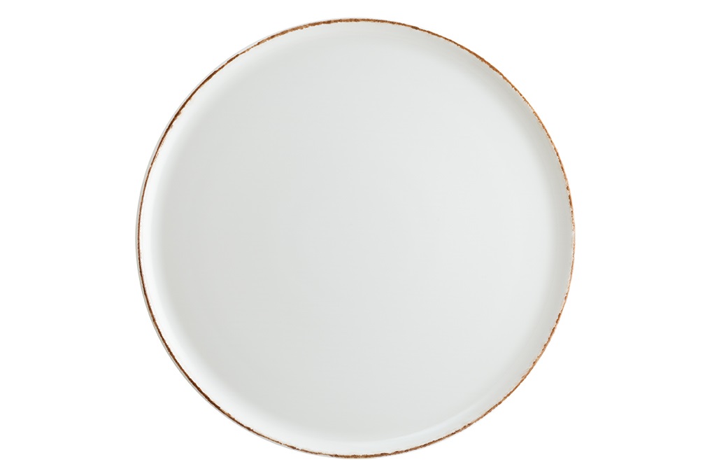 Блюдо для пиццы d=320 мм. Ретро коричневый край, форма Гурмэ Bonna /1/6/348/ ВДОХНОВЕНИЕ