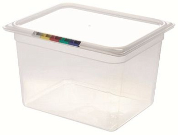 Гастроемкость 1/2 h=200 мм. 11,7 л. п/п прозрачная  /1/6/ Гастроемкость 1/2 h=200 мм. 11,7 л. п/п прозрачная  /1/6/