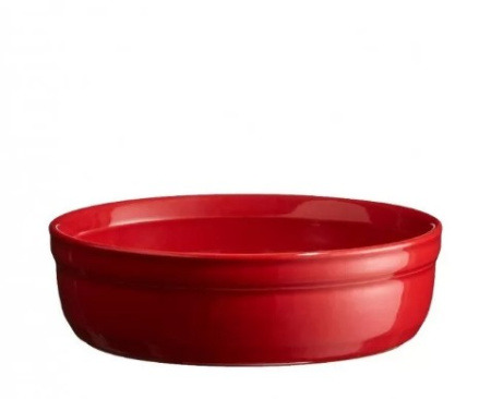 Форма для запекания и подачи  200 мл. d=120 мм. h=35 мм. красная керам Emile Henry /1/6/