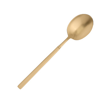 Ложка десертная Грейс Золотая 18/10  3,5 мм 17,3 см. Bonna /12/