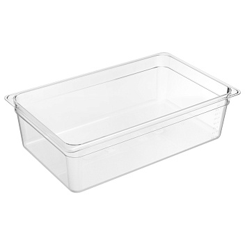 Гастроемкость 1/1 h=150 мм. 530*325 мм. 19,1 л. поликарб. прозрачная GP /1/6/