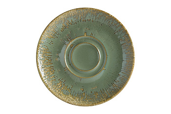 Тарелка d=190 мм. подстановочная Снэл Зеленый чай (салатник 71205), форма Гурмэ Bonna /1/12/1560