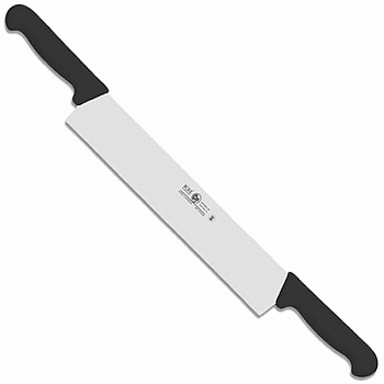Нож для сыра 360/640 мм. с двумя ручками, черный PRACTICA Icel /1/