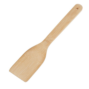 Лопатка дерев. 28 см. прямая раб. часть 9*5,5 см. бук /1/