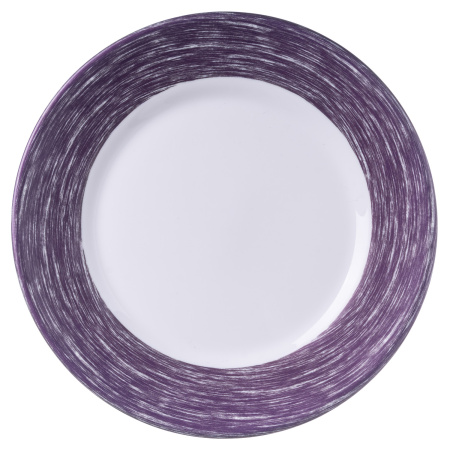 Тарелка d=254 мм. сиреневый край Браш /1/6/24/