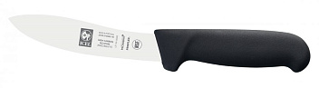Нож для снятия кожи 140/260 мм. изогнутый, черный SAFE Icel /1/6/