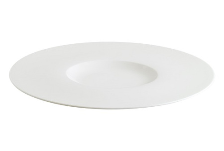 Тарелка для пасты d=300 мм.  150 мл. Белый, форма Нит Bonna /1/6/444/ ЛЕТО