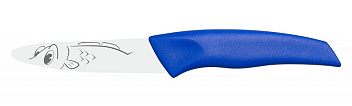 Нож для чистки овощей  90/200 мм. синий KIDS Icel /1/6/ АКЦИЯ