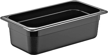 Гастроемкость 1/3 h=100 мм. 3 л. п/п черная GP /1/18/ Гастроемкость 1/3 h=100 мм. 3 л. п/п черная GP /1/18/