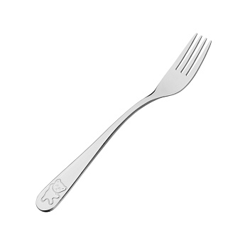 Вилка столовая детская Тедди 18/0  2,5 мм 16,5 см. MGsteel /12/
